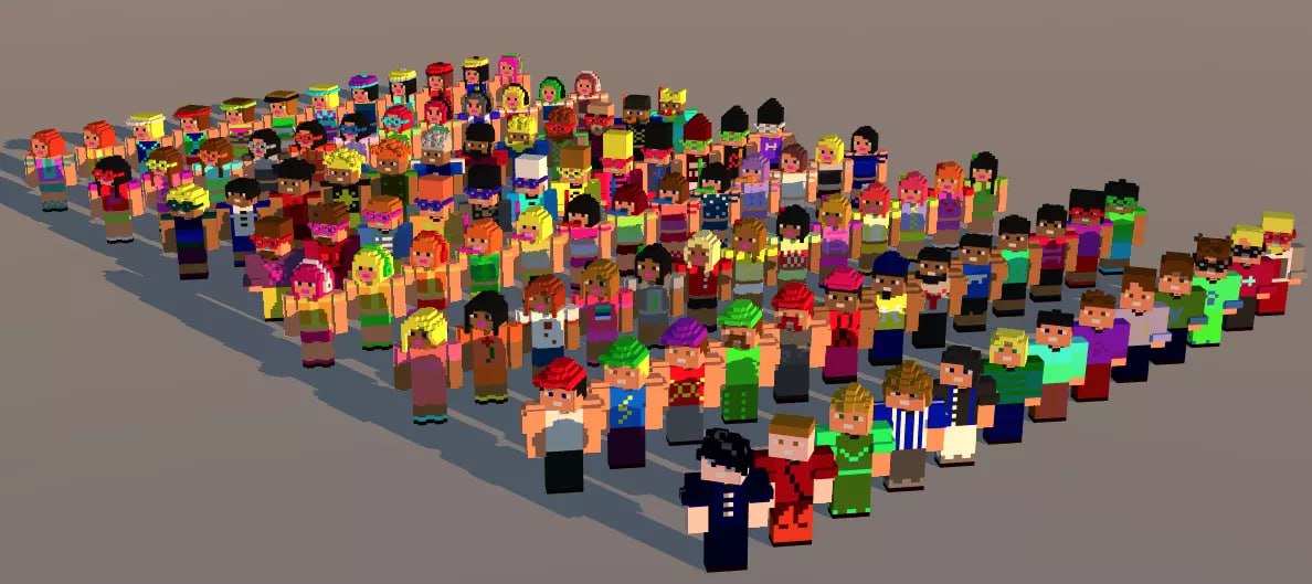 100 People - Animated Characters Pack📱 - изображение 2